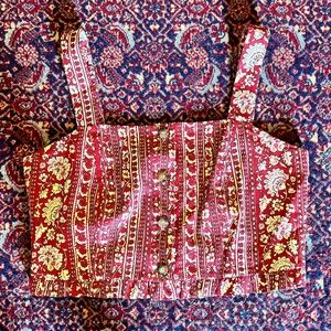 Sezane Heidi Blouse Sara Red - Size 12